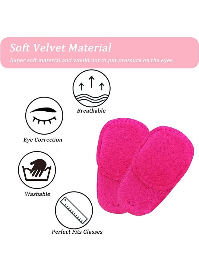 4 حزمة بقع العين للأطفال البنات الأولاد تصحيح العين اليمنى اليسرى للنظارات رقعة العين الكسولة للأطفال الذين يعالجون العين الكسولة الحول وبعد الجراحة تغطية كاملة - Image 2