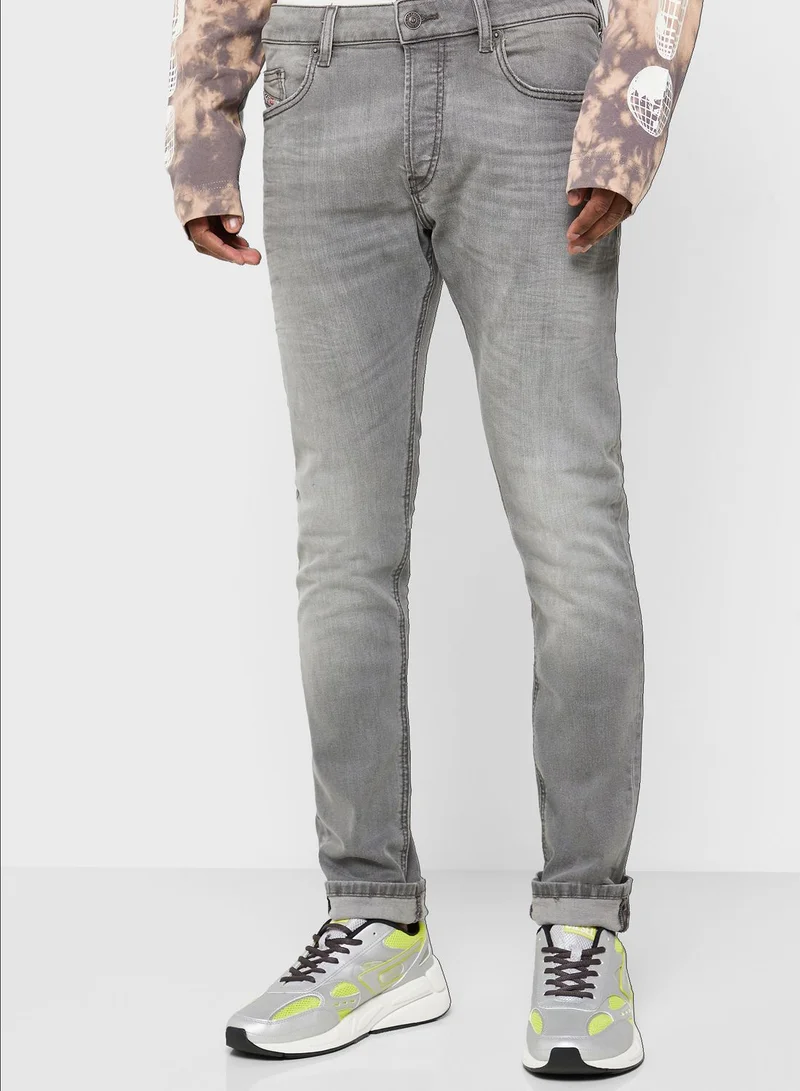DIESEL Light Wash Slim Fit Jeans