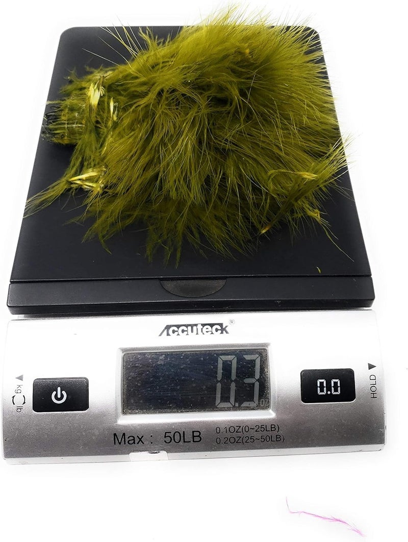 Creative Angler Strung Marabou Bird Feathers for Tying Fly Fishing Flies - Fly Tying Accessories - Perfect Choice for Tail & Wings and Easy to Tie On The Lure - Image 2