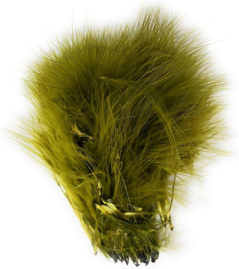Creative Angler Strung Marabou Bird Feathers for Tying Fly Fishing Flies - Fly Tying Accessories - Perfect Choice for Tail & Wings and Easy to Tie On The Lure - Image 1