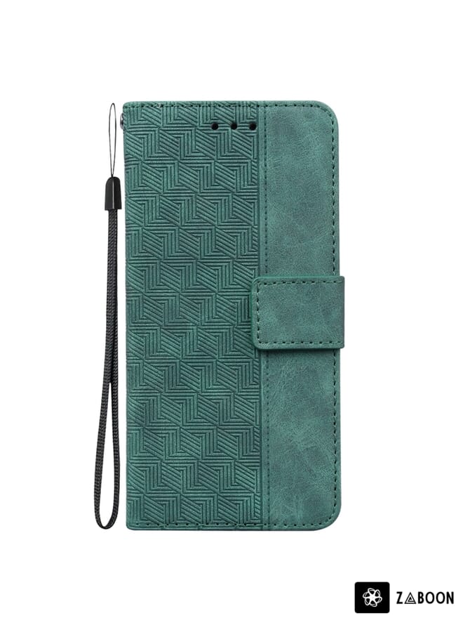 Zaboon Protective Case For Infinix Hot 20 5G Geometric Embossed Leather - Image 2