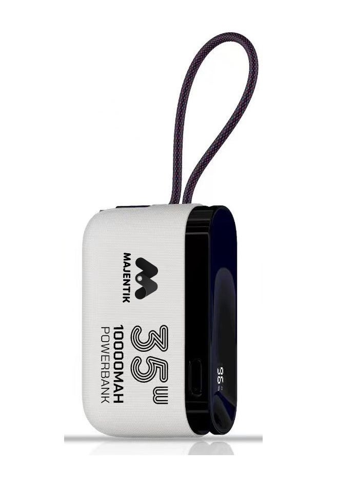 majentik Majentik Power Bank MJ-13 10000 MAh white  - Image 1