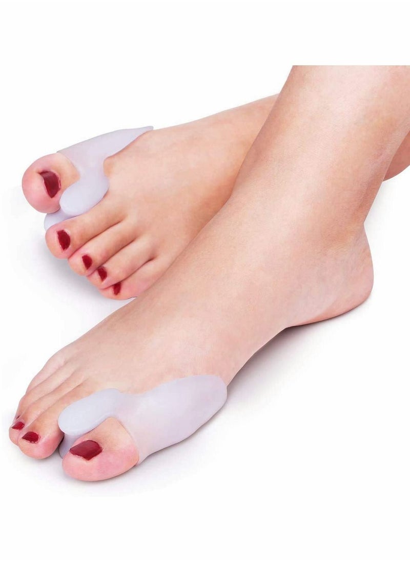 KASTWAVE - Gel Toe Big Separators Bunion Corrector Bunion Splint Hammer Toe Straightener Hallux Valgus Pain Relief 1 Pair - Image 1