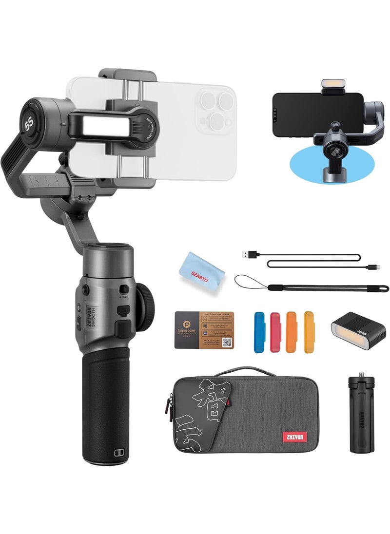 Zhiyun Zhiyun Smooth 5S Combo Gimbal Stabilizer for Smartphone 3-Axis Handheld Gimbal  - Image 1