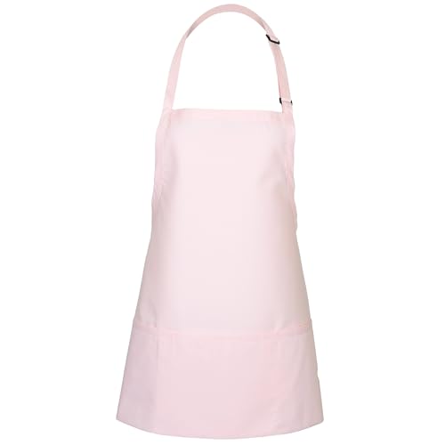 FAME Delta Plus Original Three Pocket Bib Apron - F10 - Pink (WFA81743PI) - Image 1