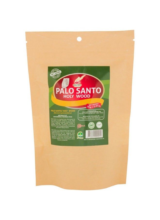 Hanan Peruvian Secrets Hanan Palo Santo (Holy Wood) Incense 70G (2.5Oz) - 'Bursera Graveolens' Artisan-Cut Incense Stick Sahumerio From Peru  - Image 3