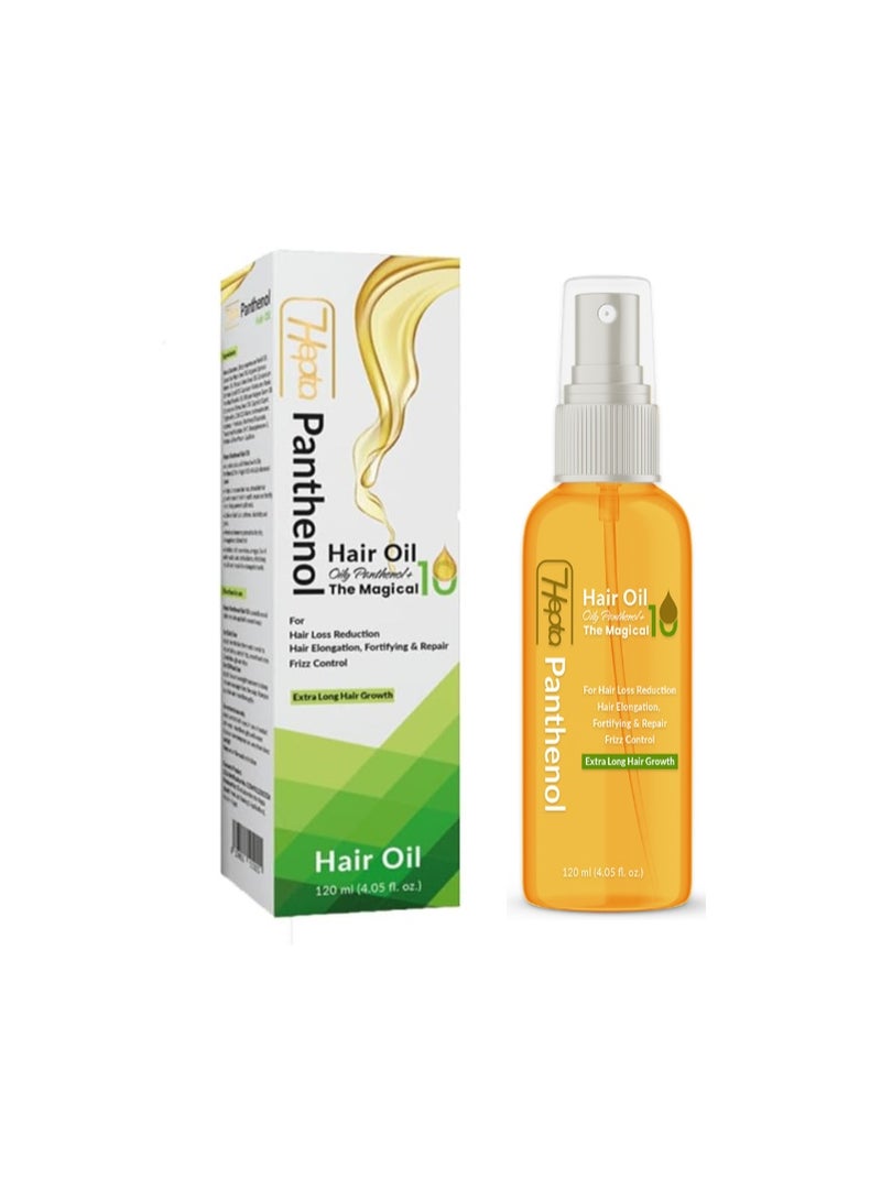hepta Panthenol Hair Oil - 120ml - Image 1