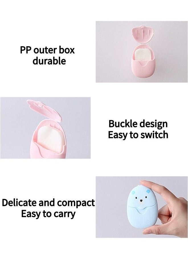 Beauenty 3-Pack (150 Sheets) Portable Dissolvable Soap Packets, Disposable Travel Paper Soap Dispenser Foam Hand Wash And Bath, Great For Kids And Adults Outdoor Travel And Camping Hiking  - Image 2
