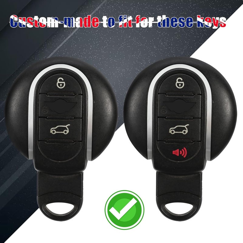 TOMALL Silicone Key Fob Cover for Mini Cooper - Image 2