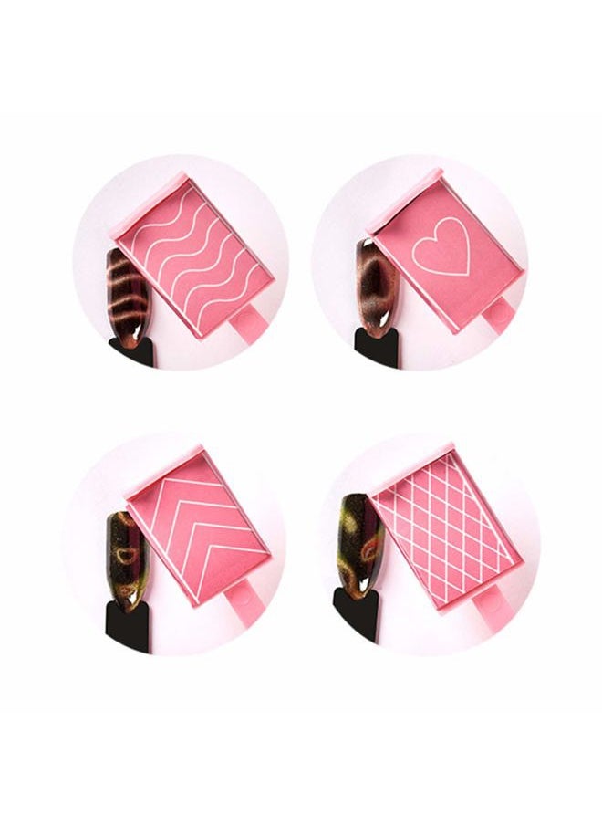 Ideal Swan Magnet Nail Art Polish Tool Set, Cat Eye Gel Polish 3D Gel Cat Eye Plastic Tool-Suitable for DIY 3d Magnetic, Salon, Studio or Home 8 Piece  - Image 3