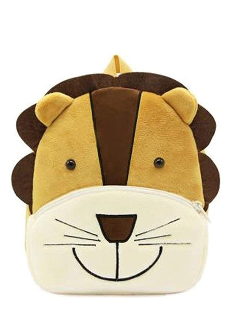 Kid Backpack, Toddler Backpack for Girls for Girls Boys, Cute Preschool Backpack, Cute Toddler Backpack Toddler Bag Plush Animal Cartoon Mini Travel Bag for Baby Girl Boy 2-6 Years(Lion) - Image 1
