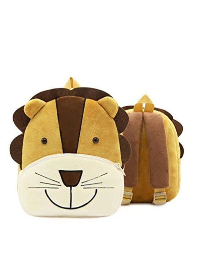 Kid Backpack, Toddler Backpack for Girls for Girls Boys, Cute Preschool Backpack, Cute Toddler Backpack Toddler Bag Plush Animal Cartoon Mini Travel Bag for Baby Girl Boy 2-6 Years(Lion) - Image 5