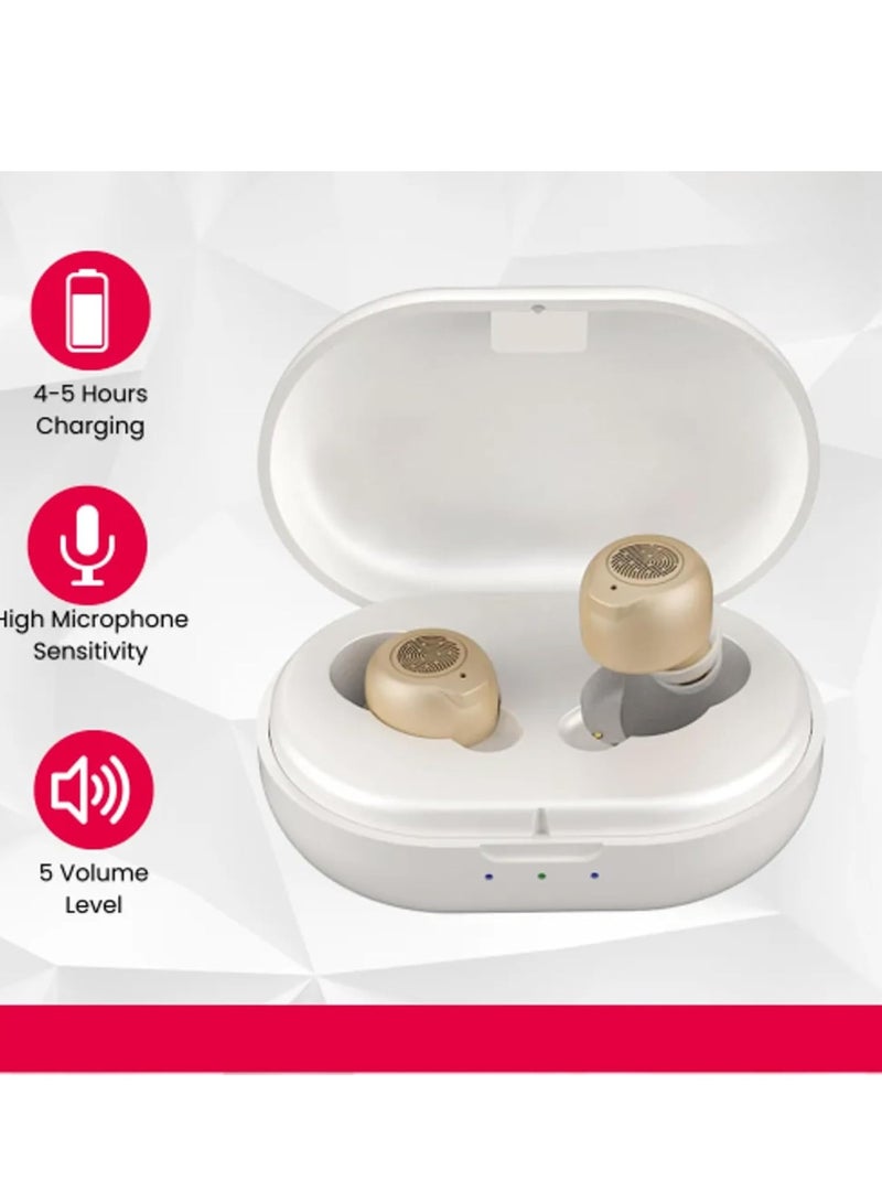 general Rechargeable in-ear hearing aids for the elderly deaf Wireless invisible sound amplifier Hearing aid - Image 2