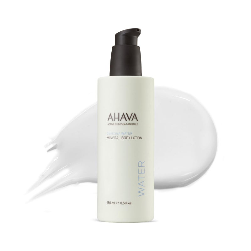 AHAVA Dead Sea Water Mineral Body Lotion - Daily Moisturizing & Hydrating Body Lotion with Osmoter, Exclusive blend of Dead Sea Minerals & Nourishing Botanical Extracts, Original, 8.5 Fl.Oz - Image 1