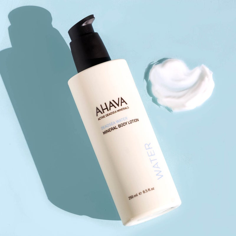 AHAVA Dead Sea Water Mineral Body Lotion - Daily Moisturizing & Hydrating Body Lotion with Osmoter, Exclusive blend of Dead Sea Minerals & Nourishing Botanical Extracts, Original, 8.5 Fl.Oz - Image 4