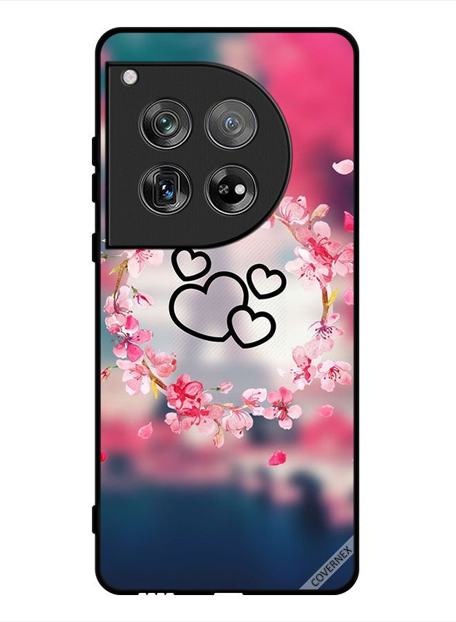 Covernex Protective Case Cover For OnePlus 12 Hearts Art Clip - Image 1