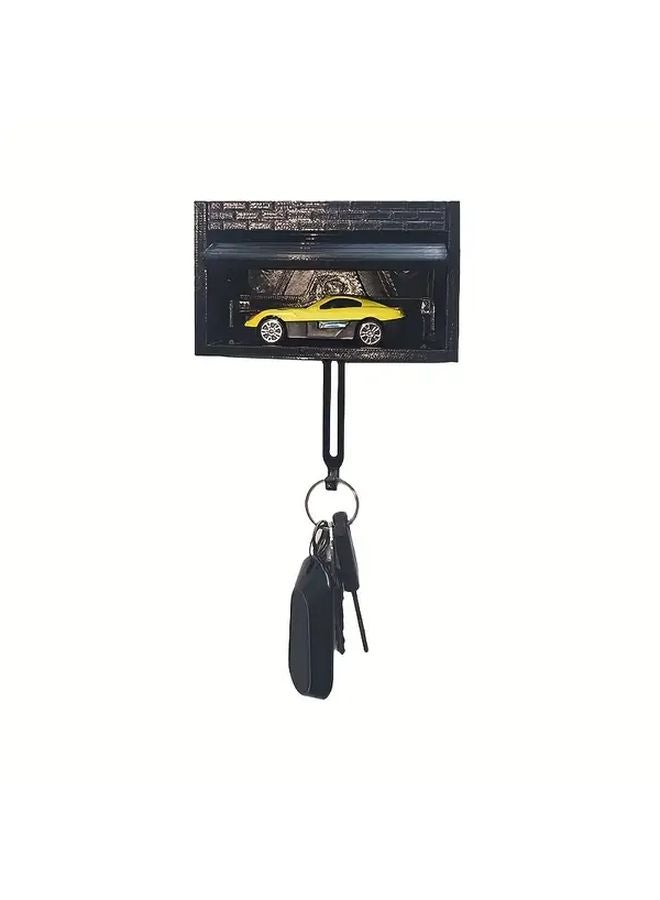 خطاف مفتاح كاكي مع وظيفة فتح الباب التلقائي منظف الحائط المثبت يشمل 2 نموذج عشوائي للسيارة - Image 5