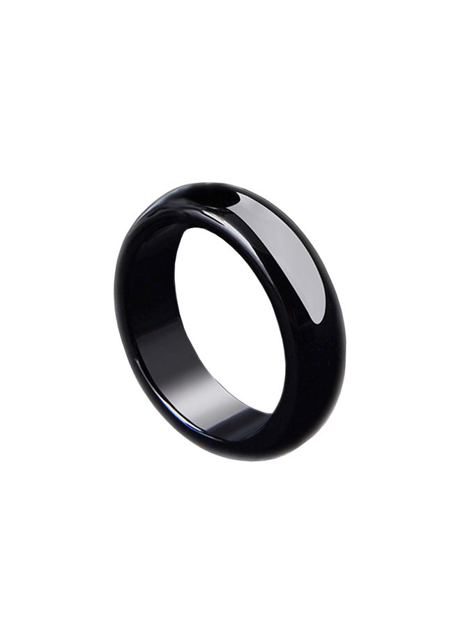 خاتم هواغاسيون الهيماتيت مناسب للنساء والرجال، خاتم مصنوع من حجر الهيماتيت والفحم لتخفيف التوتر، هدية مثالية للعائلة والأصدقاء والعشاق - Image 1