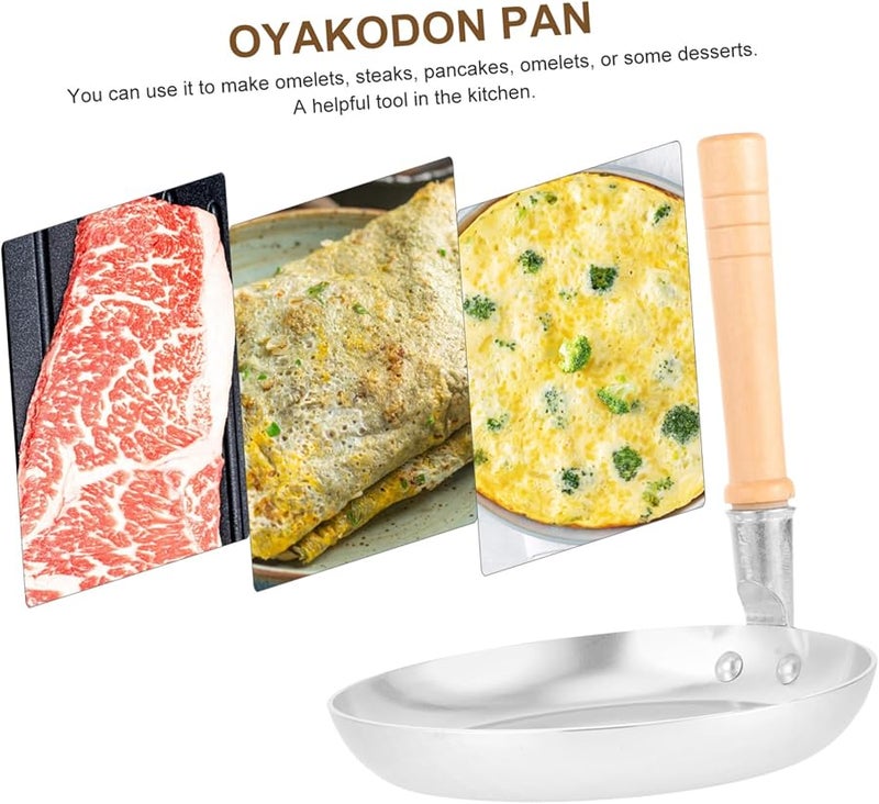 ستوبوك مقلاة متعددة الوظائف لأومليت الياباني مع مقبض عمودي، تصميم معدني خفيف الوزن - Image 4