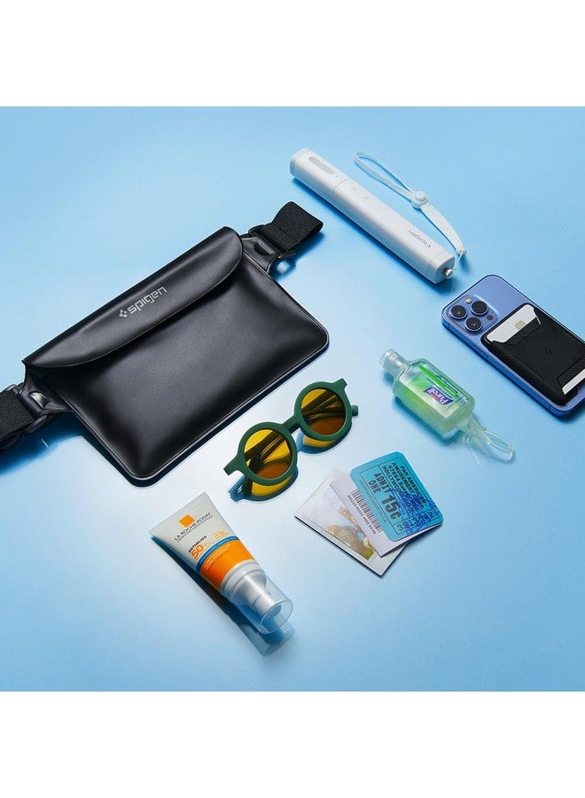 Spigen حقيبة مائية للهواتف المحمولة من سبجن (A620) لأجهزة آيفون، سامسونج جالاكسي، جوجل بيكسل وجميع الهواتف الذكية الأخرى حتى 8.7 بوصة، حقيبة مائية للهواتف المحمولة (معتمدة IPX8، عبوة من 1) - أسود - Image 2