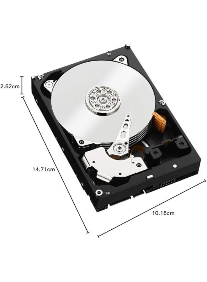 6TB High-Performance Gaming Hard Drive, 7200RPM 3.5 Inch SATA Internal Storage Drive with 256MB Cache for Desktop Systems - Image 1