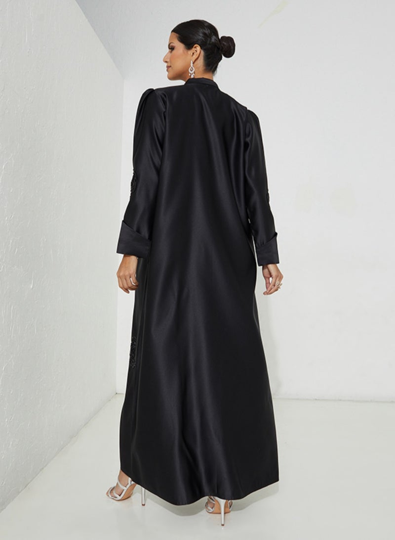 Rosette Abaya Flora Black Jacket  - Image 4