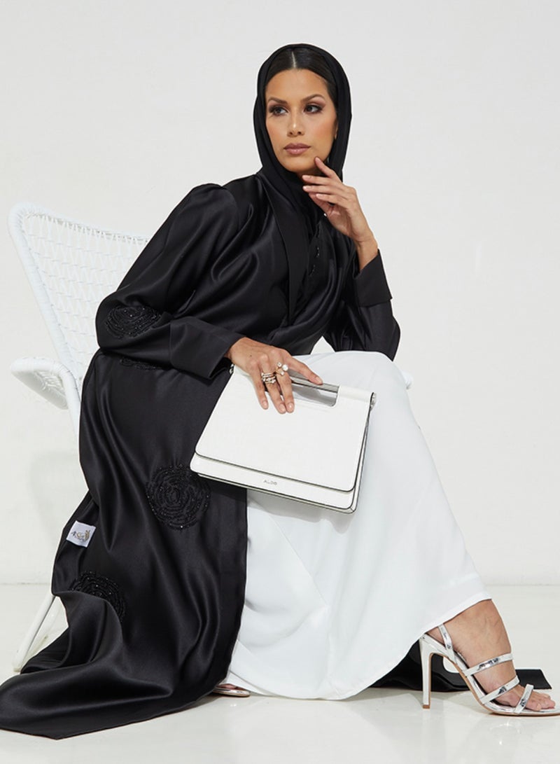 Rosette Abaya Flora Black Jacket  - Image 1