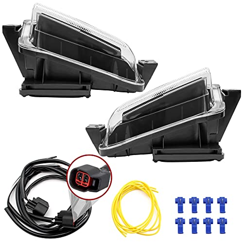 KEWISAUTO مصابيح الضباب LED DRL من KEWISAUTO لسيارة كامارو 16-22، مجموعة مصابيح التشغيل النهارية الأمامية بدون وظيفة إشارة الانعطاف لسيارة كامارو LT 2016 / LS RS LT ZL1 2017 2018 / ZL1 2019-2022 (2PCS) - Image 5