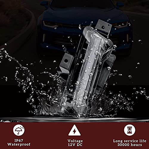 KEWISAUTO مصابيح الضباب LED DRL من KEWISAUTO لسيارة كامارو 16-22، مجموعة مصابيح التشغيل النهارية الأمامية بدون وظيفة إشارة الانعطاف لسيارة كامارو LT 2016 / LS RS LT ZL1 2017 2018 / ZL1 2019-2022 (2PCS) - Image 4
