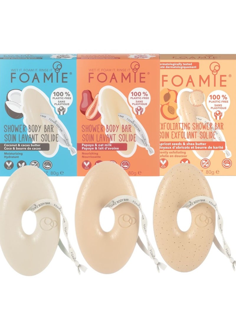 Foamie Body Shower Bar More Than a Peeling(Apricot) 80g - Image 2