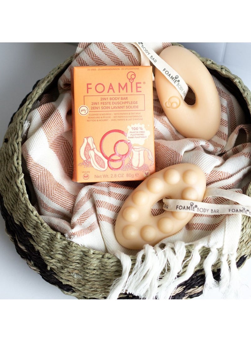 Foamie Body Shower Bar More Than a Peeling(Apricot) 80g - Image 3