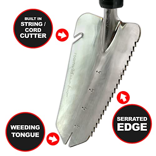 Roamwild Multi-Digger Dual Grip Garden Hand Trowel (Garden Hand Trowel) - Image 4