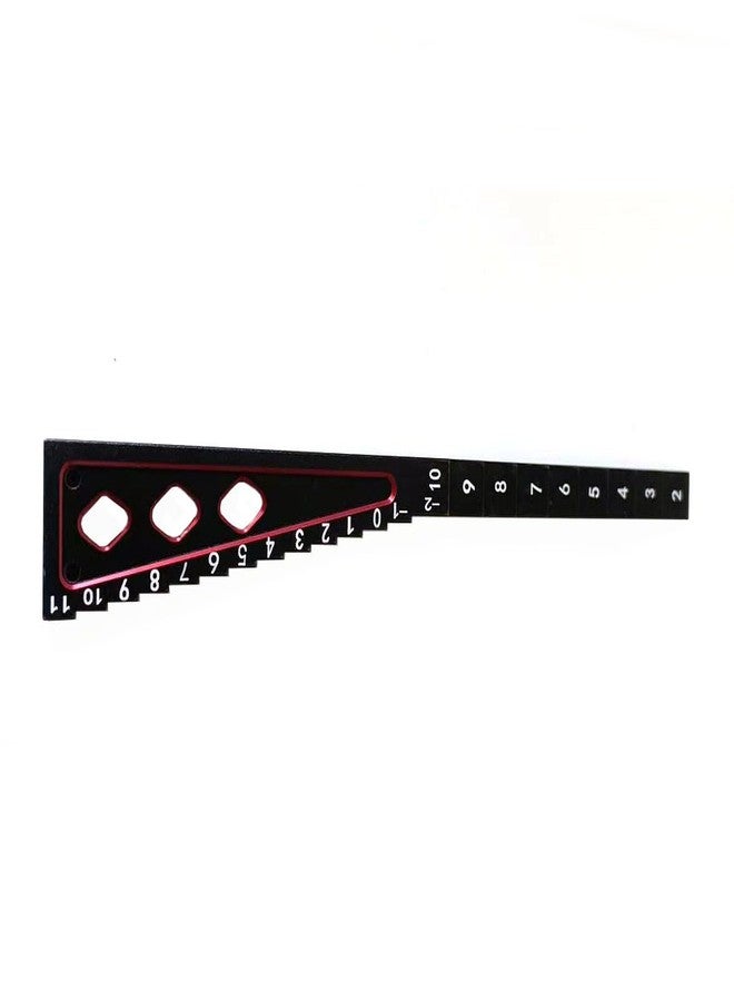 Hobbymall RC Car Ride Height Gauge Aluminum Alloy RC Height Measuring Ruler Accurate Measurement Tool for 1/8 1/10 RC Car - Image 4