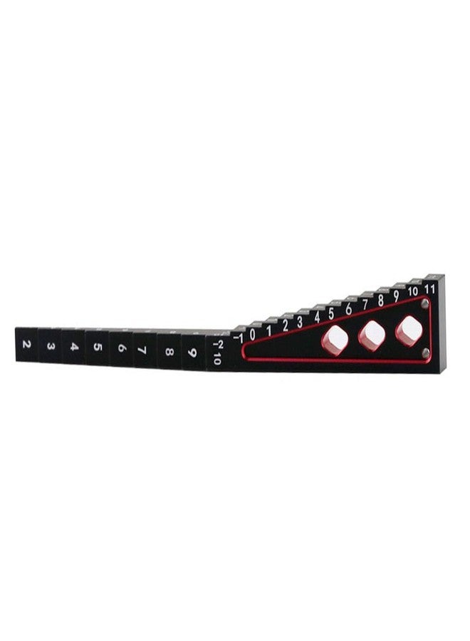 Hobbymall RC Car Ride Height Gauge Aluminum Alloy RC Height Measuring Ruler Accurate Measurement Tool for 1/8 1/10 RC Car - Image 1