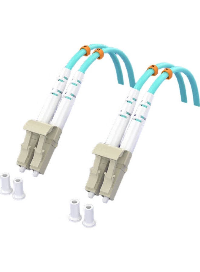 Eb-link Engineering Telecom-grade 1-meter Lc-lc 10gb Multi-mode Fiber Patch Cable, Dual-core 3 Duplex Pigtail, Lszh Low Zero Halogen Flame-retardant, For Idc Server Rooms And Data Centers - Image 2