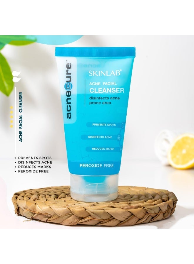 SKINLAB Acnecure Anti-Acne Face Cleanser Skin With Salicylic Acid and Tea Tree Oil100ml  - Image 2