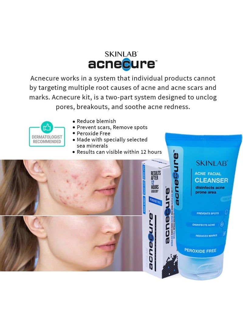 SKINLAB Acnecure Anti-Acne Face Cleanser Skin With Salicylic Acid and Tea Tree Oil100ml  - Image 3
