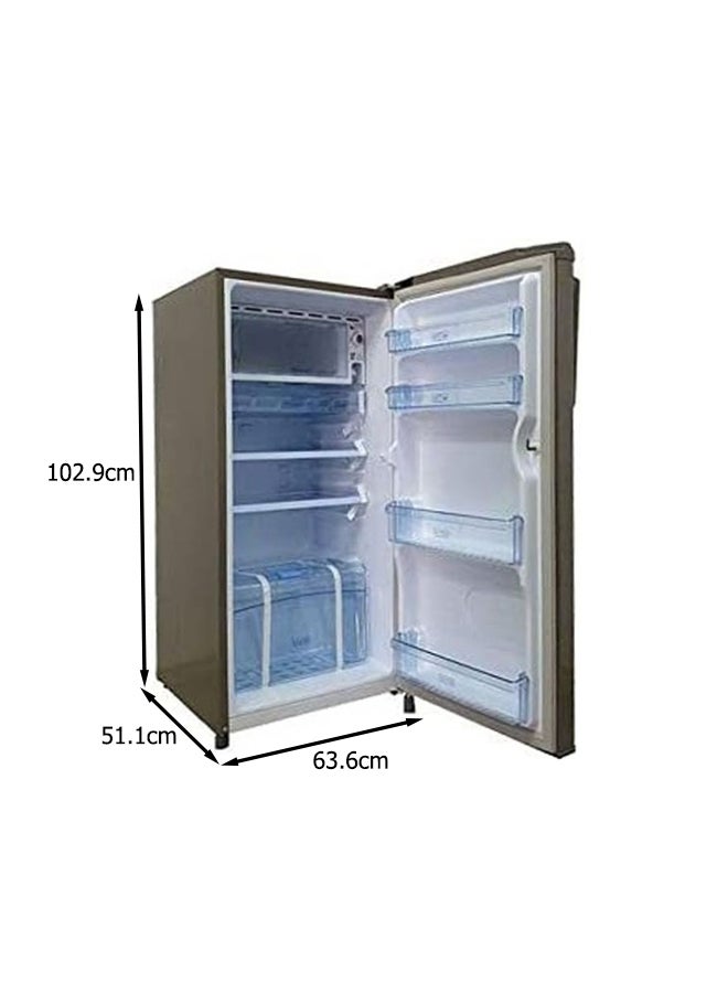 Haier Single Door Refrigerator HRD-190BS Silver - Image 2