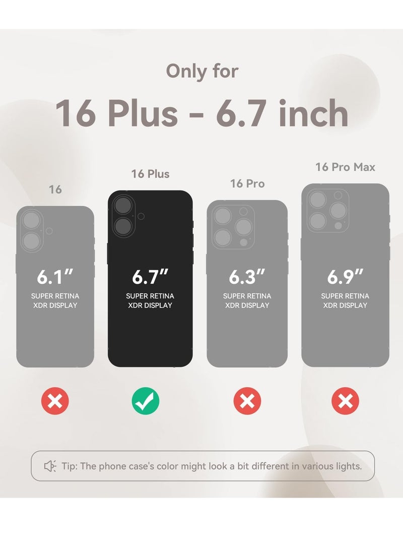 ELTRAZONE Compatible with iPhone 16 Plus Case, Silicone Upgraded [Camera Protection] Phone Case [Compatible with MagSafe], Anti-Scratch Microfiber Lining with 2 Screen Protectors – Titanium - Image 2