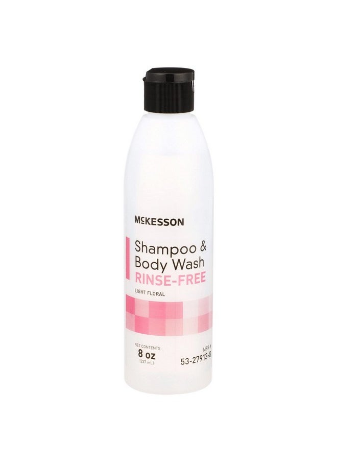 McKesson - McKesson Shampoo and Body Wash, Rinse-Free, Light Floral, 8 oz, 1 Count - Image 1