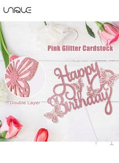 Unique 13Pcs Butterfly Themed Cake Toppers, 3D Butterfly Cakes, Double Color Butterfly Cake Toppers - Suitable for Girls Ladies Happy Birthday Cake Decorations Party Decorations  - Image 3