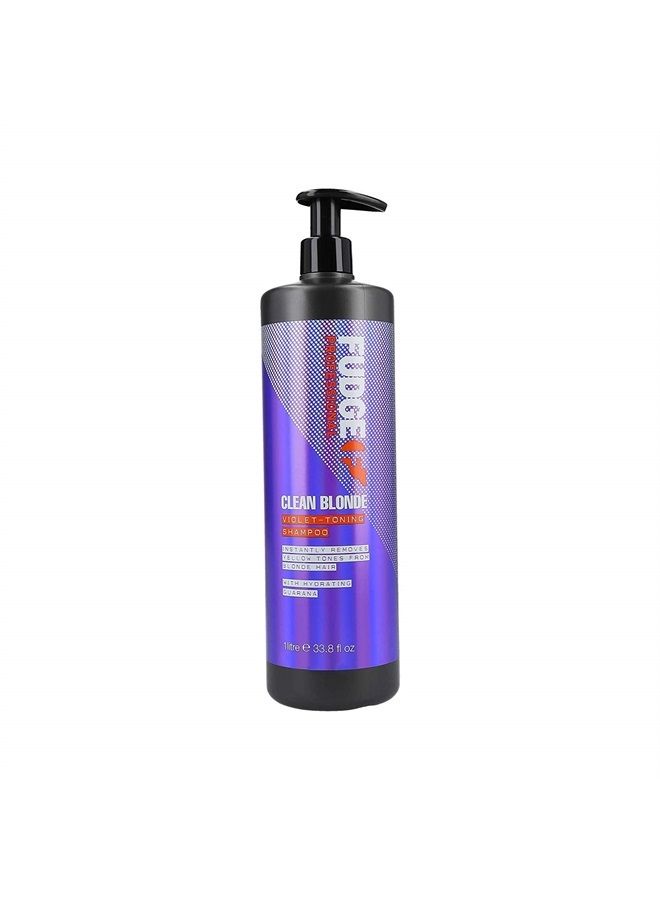 Fudge Shampoo by Fudge Clean Blonde Violet-Toning Shampoo 1000ml