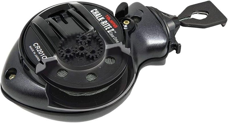 Tajima Chalk Line - Chalk-Rite II Chalk Box with Extra Bold 1mm Snap Line & Five Gear Quick Retrieval - CR201C-CPI - Image 2