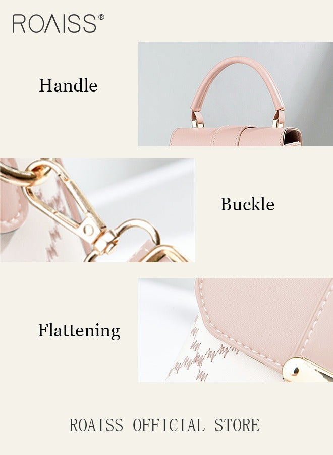 roaiss Vintage Mini Square Bag  Stylish and Versatile Smooth Zipper Large Capacity Quality Inside - Image 5
