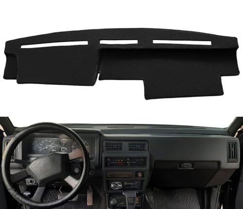 Fcovergurus Dash Cover Mat Custom Fit for Nissan Pathfinder D21 Hardbody Pickup Truck 1986-1993, Dashboard Cover Pad Carpet Protector (Black) F77 - Image 2