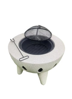 Outdoor Garden Fire Pit BBQ Round Table Fireplace Charcoal Heating Stove - pzsku/Z54BC084868178D60E67BZ/45/_/1740850136/ef9b15ec-fae8-4034-a07e-920ce7166539