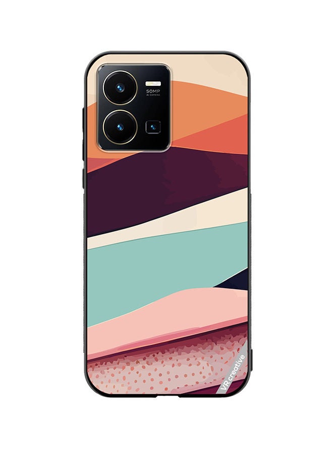 Protective Case Cover For Vivo Y35 Texture Design Multicolour
