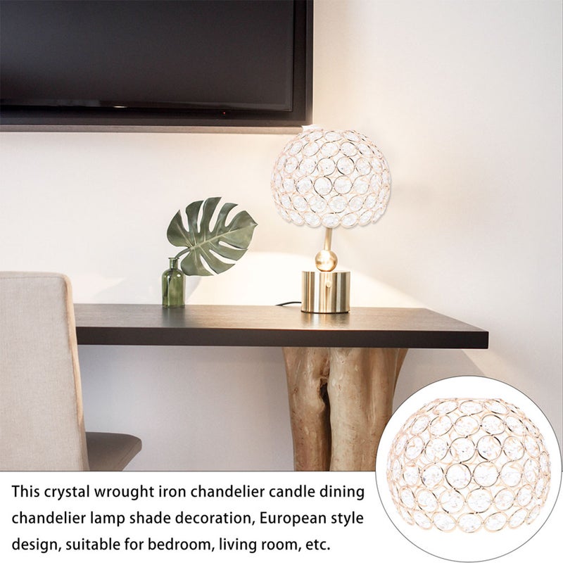 2pcs Crystal Lampshade Ceiling Light Lamp Shade for Home - Image 2