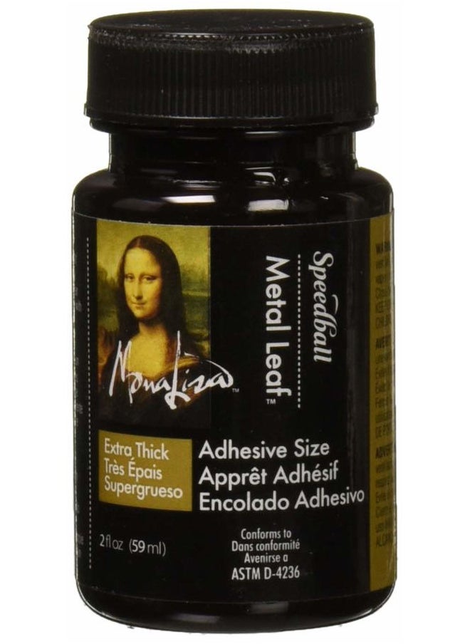 Speedball - Mona Lisa Metal Leaf Adhesive, Extra Thick, 2 oz - Image 1