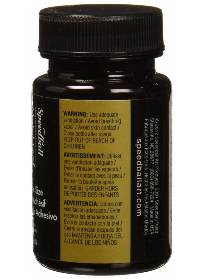 Speedball - Mona Lisa Metal Leaf Adhesive, Extra Thick, 2 oz - Image 1